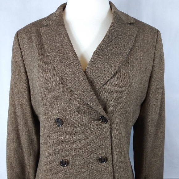 12P Brown Double Breasted Suit - Picture 1 of 8